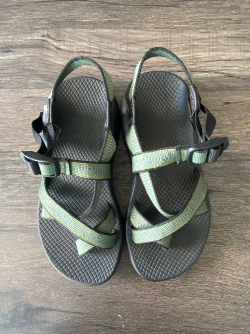 Chaco Strappy Green Summer Hiking Sandals Women’s Size 7 - Picture 3 of 14